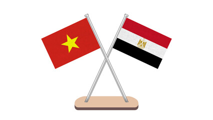 Egypt Vietnam Flag