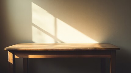 An empty, clean desk with no items on it, representing the potential for new ideas and projects.