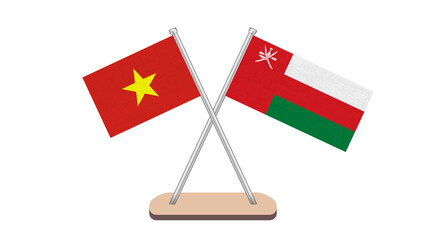 Oman Vietnam Flag