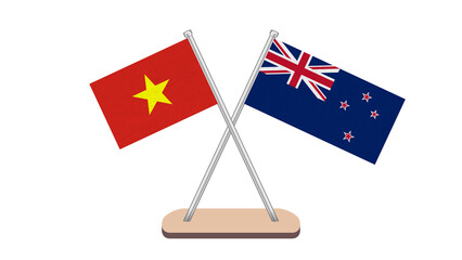 New Zealand Vietnam Flag