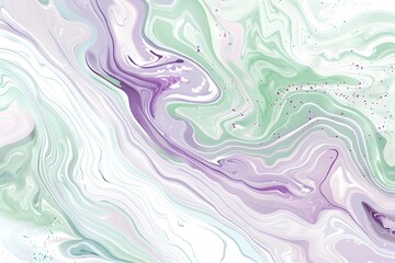 Abstract liquid marble texture background in light purple pastel color,