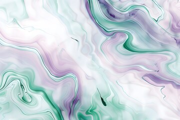 Obraz premium Abstract liquid marble texture background in light purple pastel color,
