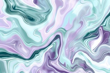 Obraz premium Abstract liquid marble texture background in light purple pastel color,