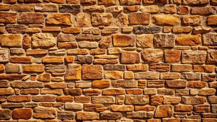 Obraz premium Weathered old brown stone wall background perfect for adding texture to your design projects