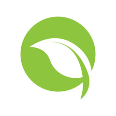 green leaf logo