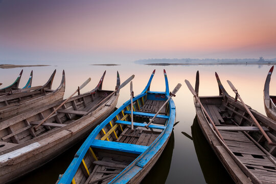 Sunrise, Amarapura, Mandalay, Burma, Myanmar
