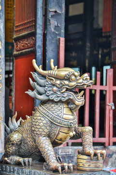 Asia, China, Sichuan Province, Cheng Du, Temple