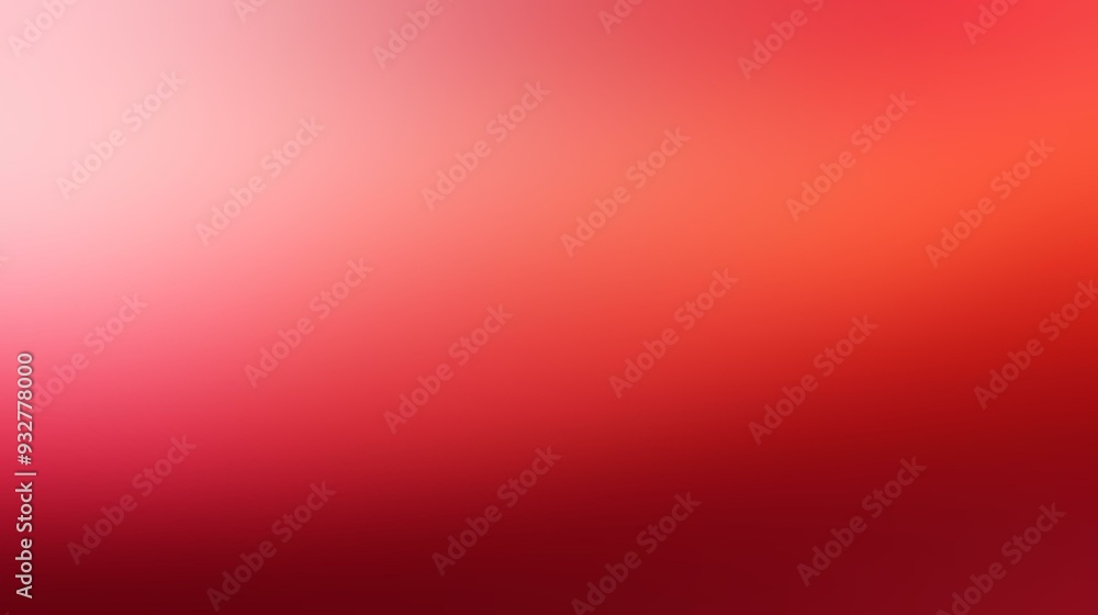 Poster red color gradient background with intense, bold tones and smooth, seamless transitions