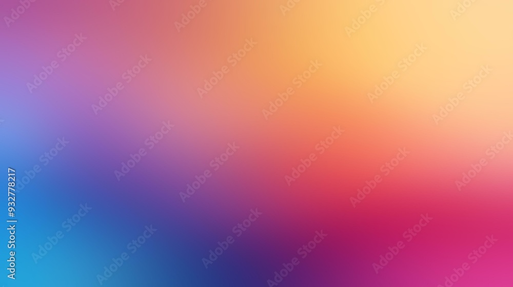 Aufkleber plain gradient background with seamless color transition for modern design aesthetics