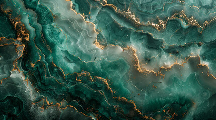 A luxurious marble background in deep emerald green