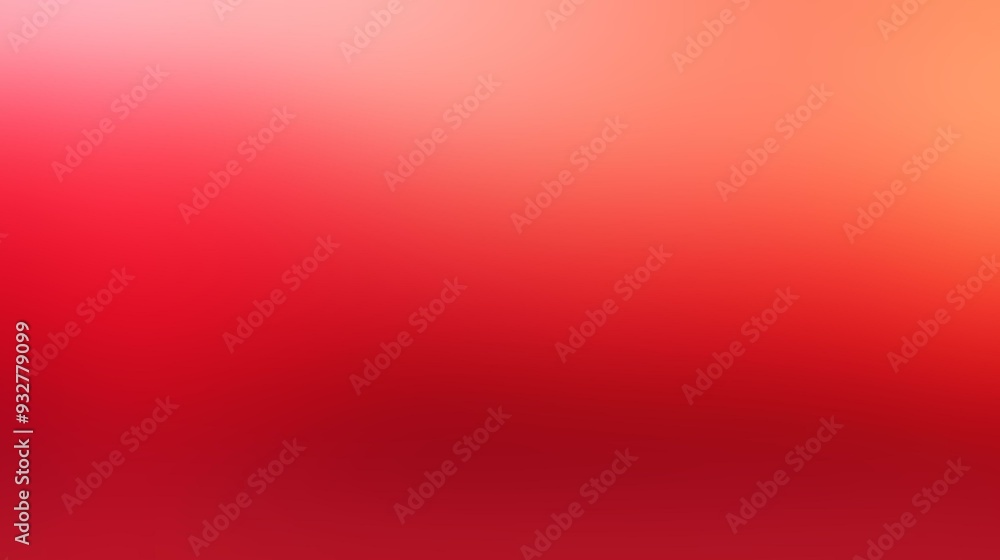 Poster red color gradient background with intense, bold tones and smooth, seamless transitions