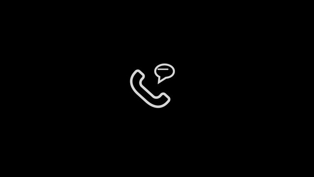 recommend clip art: Call phone contact icon illustration