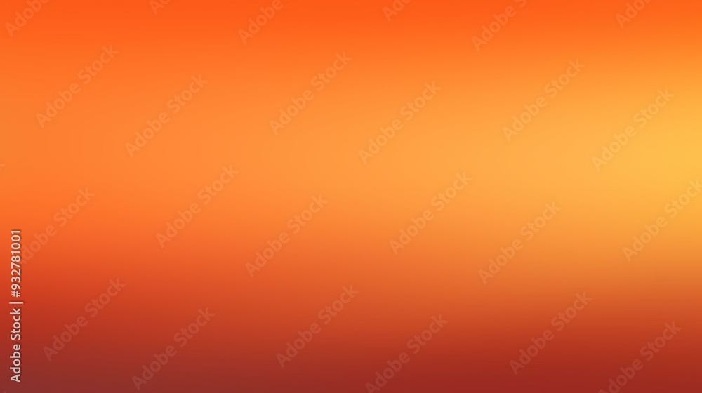 Poster orange color gradient background with bright, warm tones and smooth blending