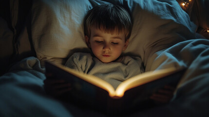 Listening to a bedtime story or podcast.