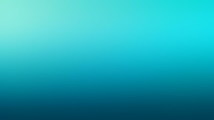 Cyan Color Gradient Background with Smooth Blending and Cool, Refreshing Blues