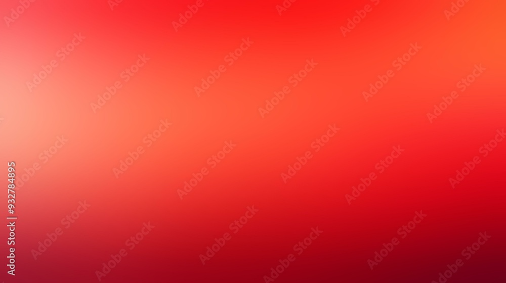 Poster red color gradient background with intense, bold tones and smooth, seamless transitions