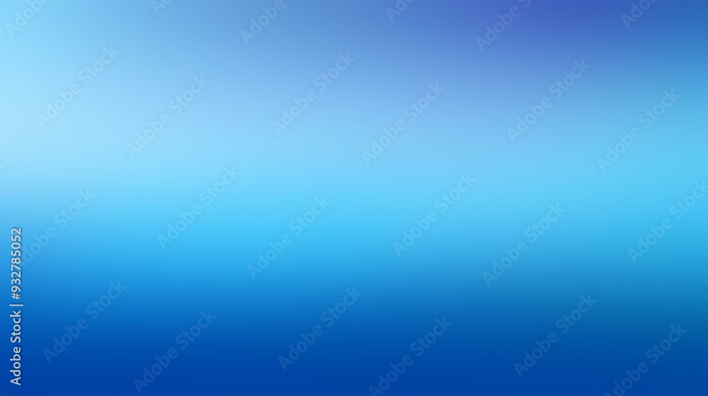 Poster blue color gradient background with soft shading and tranquil, soothing tones
