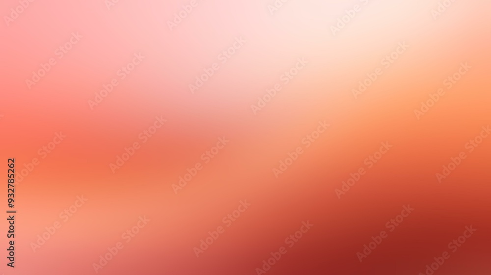 Poster peach color gradient background with warm, soft transitions and delicate hues