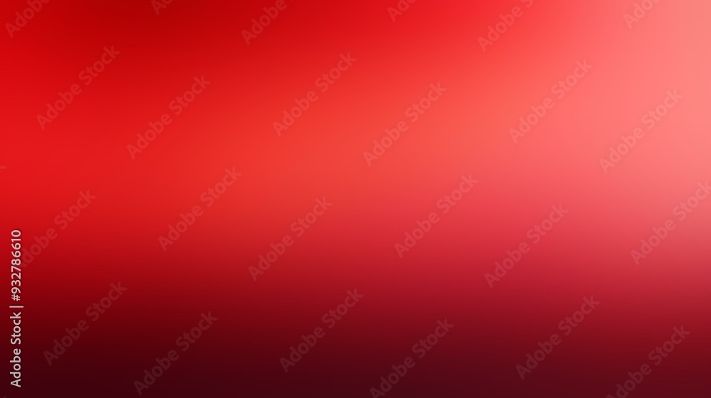 Poster red color gradient background with intense, bold tones and smooth, seamless transitions