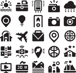 Simple icons EPS images ,Vector art icon packs.