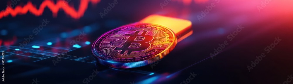 Poster modern digital wallet with smart contract integration for advanced financial capabilities