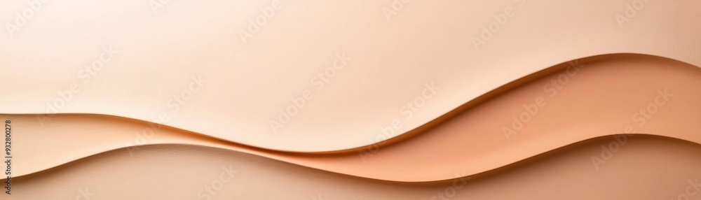 Poster a soothing abstract background featuring flowing lines in warm tones, perfect for design projects an