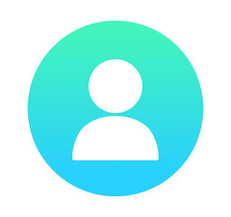 緑色のグラデーション｜ユーザーアイコン