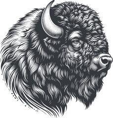 bison vector © CROP MEDIA
