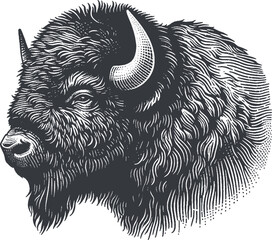 bison vector © CROP MEDIA