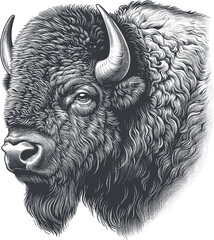 bison vector © CROP MEDIA