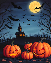 Fototapeta premium Happy hallowen