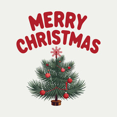 merry christmas t shirt design typography on an isolated white background