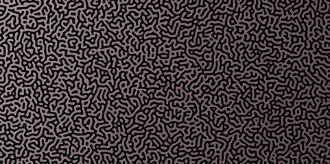 Abstract Reaction-diffusion or Turing pattern natural texture in purple dark gradient colour scheme. Linear design with biological shapes. Organic lines in memphis. abstract turing organic wallpaper.	