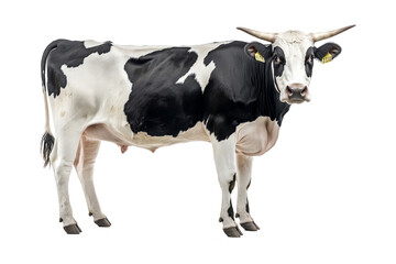 cow with calf isolated white