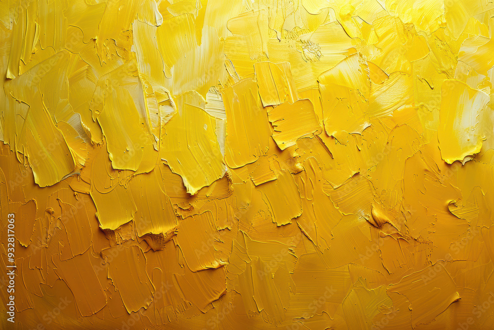 Wall mural abstract yellow and white background