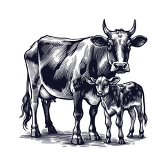 cow vector