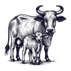 cow vector