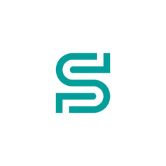 Abstract Letter S Logo design vector template