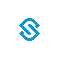 Initial Letter S Logo design vector template