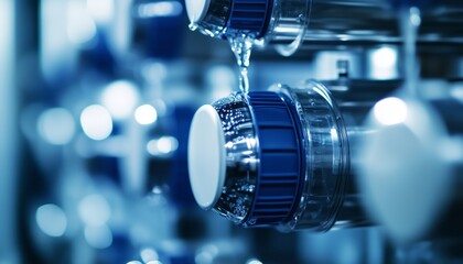 Close-up of a Water Purification System