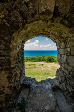 Ruins of Rust Op Twist Sugar Mill plantation, St. Croix, US Virgin Islands.