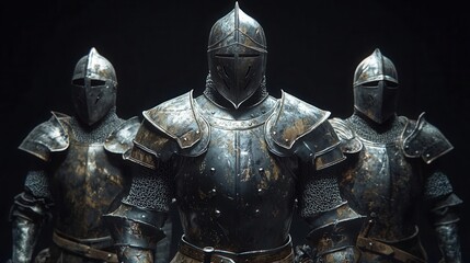 Halloween Medieval Knights, cursed armor