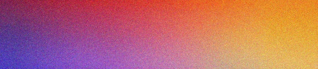 Fototapeta premium blue, red, orange, yellow, purple grainy background, noisy pastel color gradient banner, textured poster header cover backdrop design
