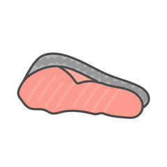 鮭　イラスト