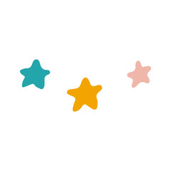 Pastel Watercolor Stars