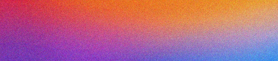 blue, red, orange, yellow, purple grainy gradient background pastel noise texture poster backdrop banner design, copy space