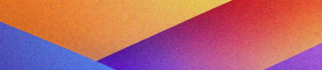 Fototapeta premium blue, red, orange, yellow, purple grainy gradient background pastel noise texture poster backdrop banner design, copy space