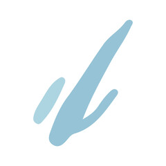 Pastel Watercolor Paint Streaks