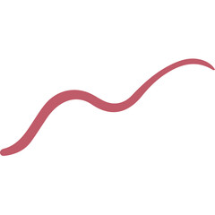 Pastel Watercolor Line Curves