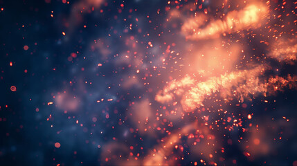 Fototapeta premium Colorful space, galaxy background 